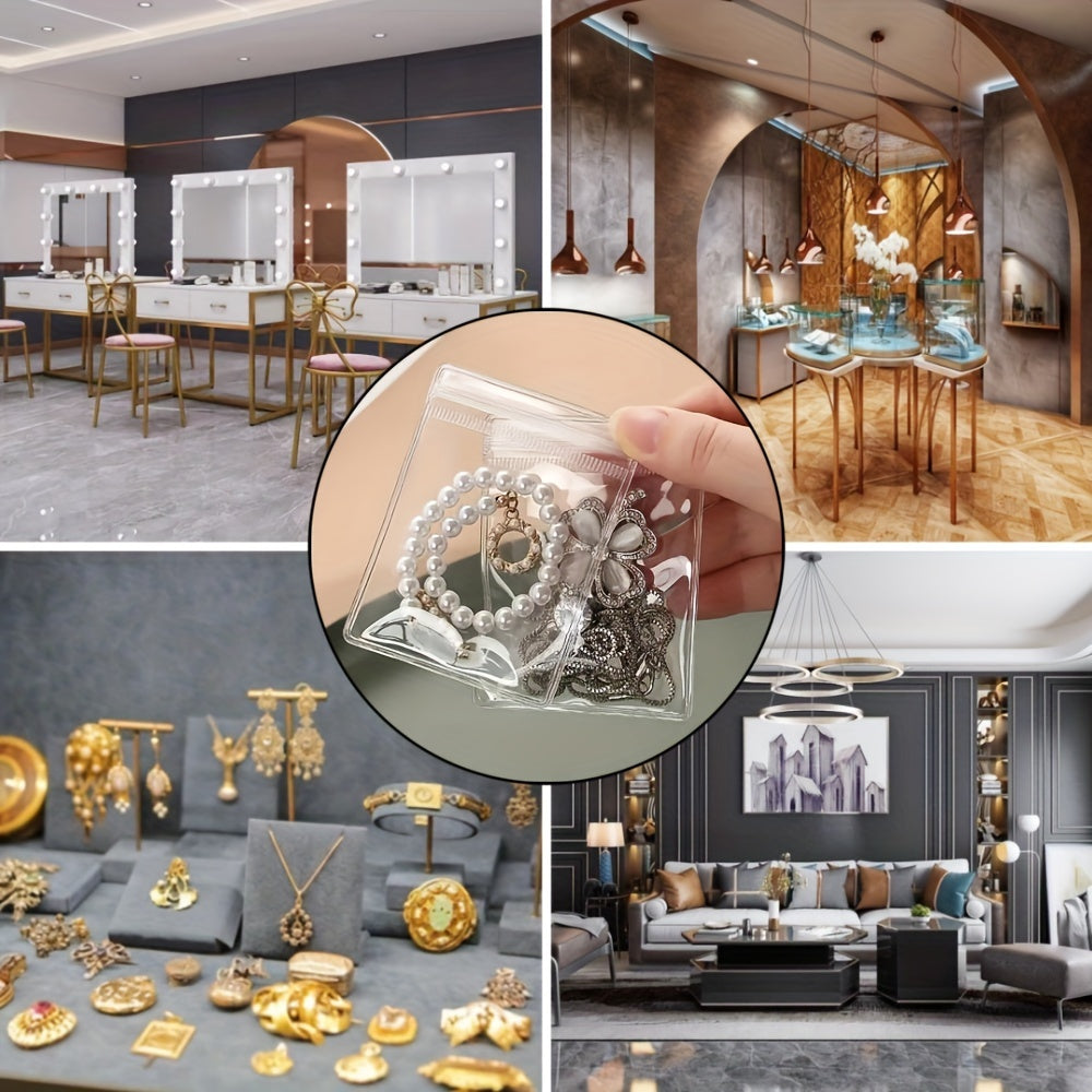 20 Sets of 40 Pieces Anti-Oxidation Jewelry Storage Bags Plastic Moisture-Proof Scratch-Resistant Organizer