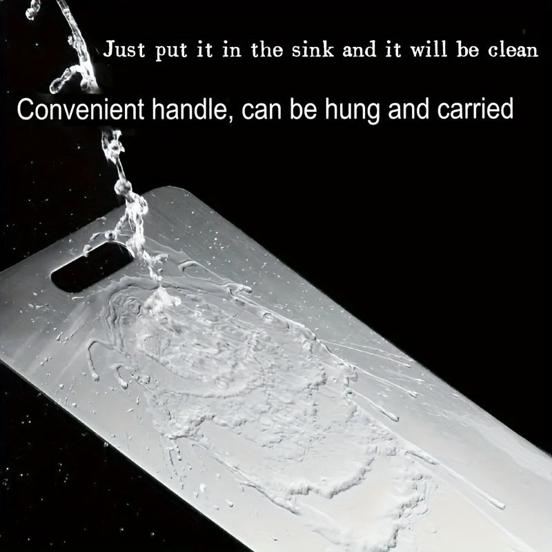 Double-Sided Stainless Steel Kitchen Cutting Board for Meat Fruits Vegetables Non-Slip