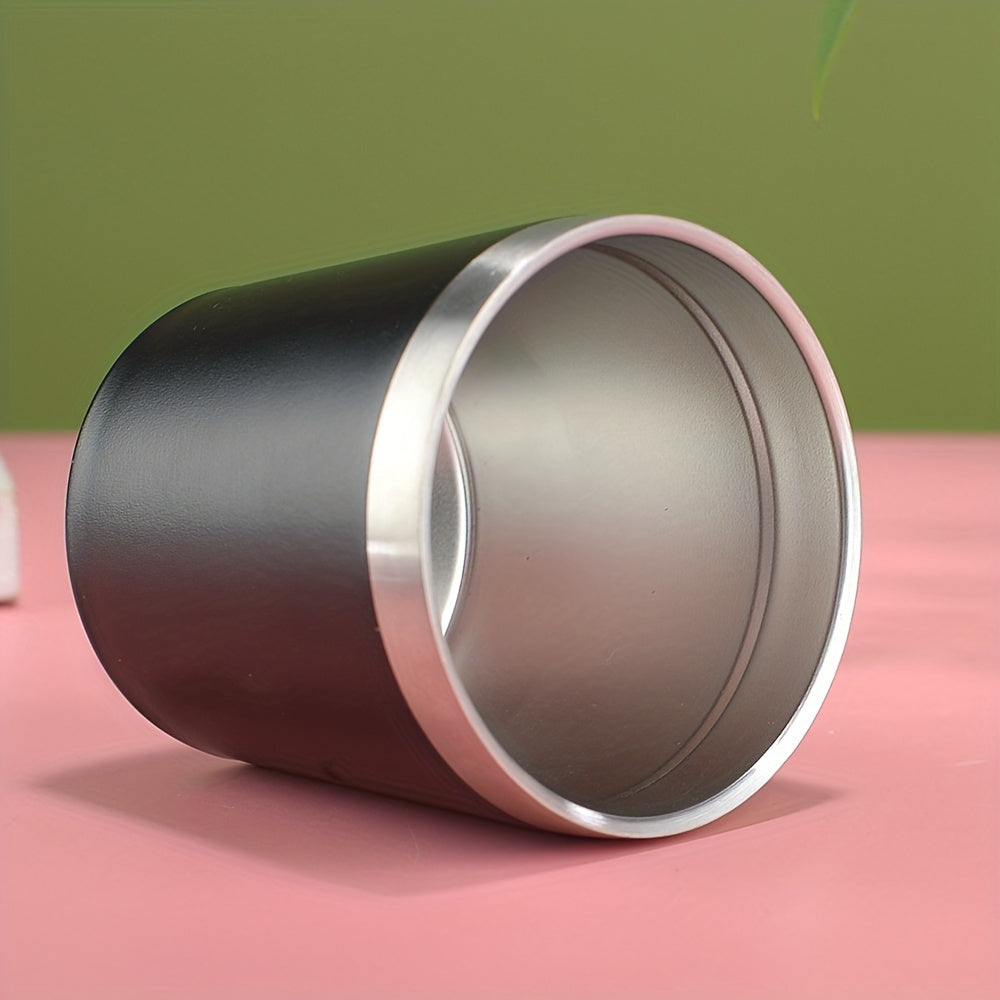 Noxud qotishma mini tumbler izolyatsiyalangan qopqoq bilan - 8oz 260ml ikki devorli vakuumli stakan issiq va sovuq ichimliklar uchun - Qo'l bilan yuvish mumkin va qahva va boshqa ichimliklar uchun qayta ishlatiladigan