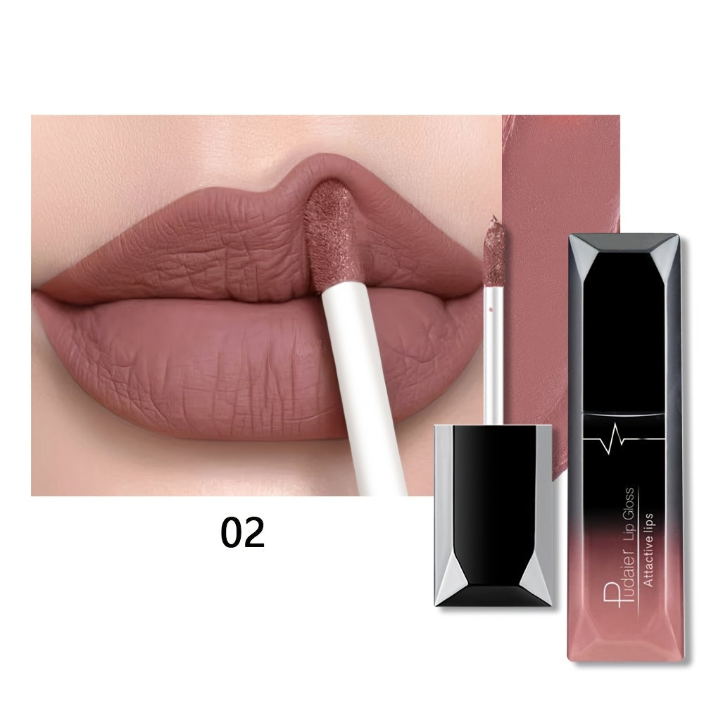 Women Matte Lip Glaze Liquid Lipstick Waterproof Long-Lasting Non-Transferable