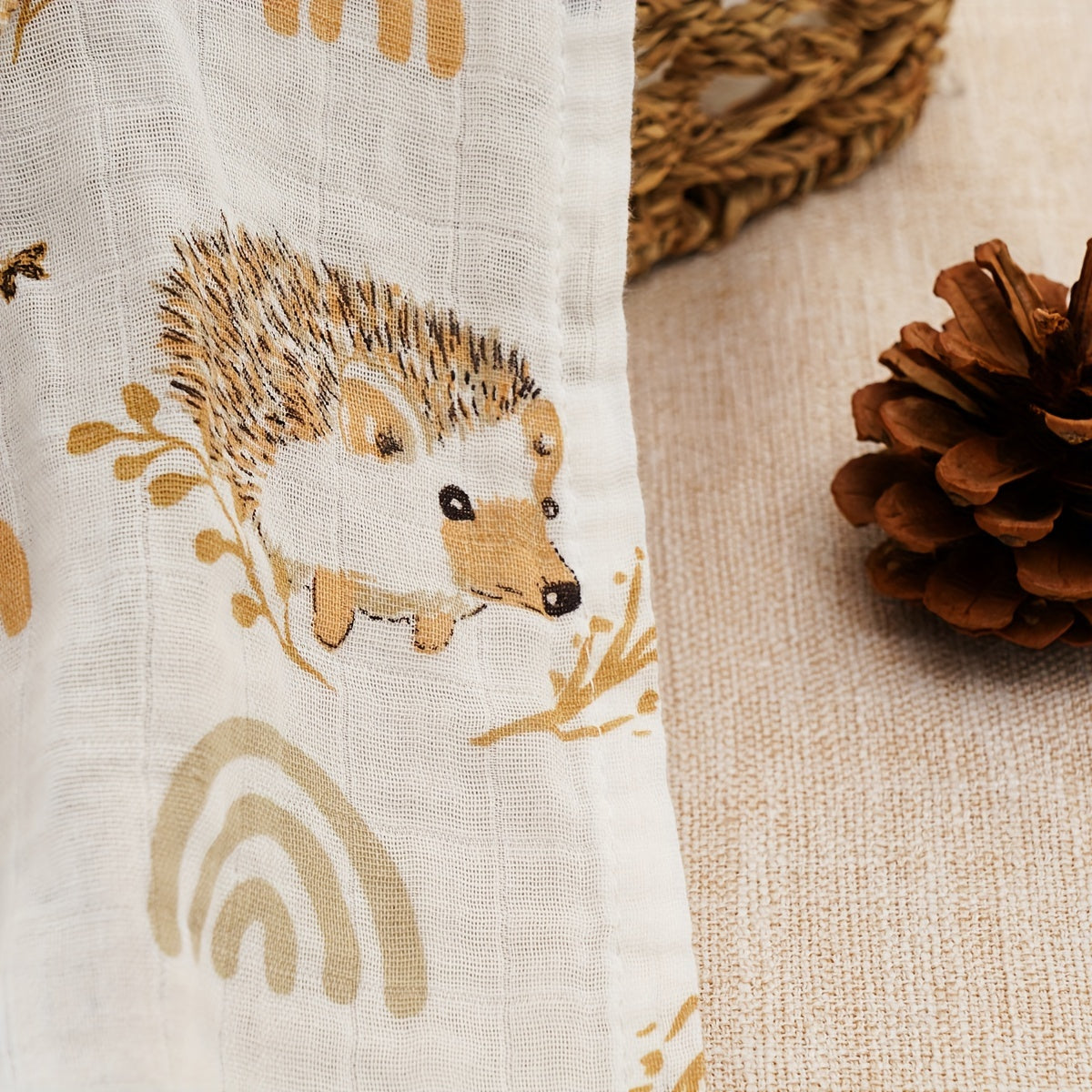 Printed Muslin Cotton Baby Blankets for Home and Travel