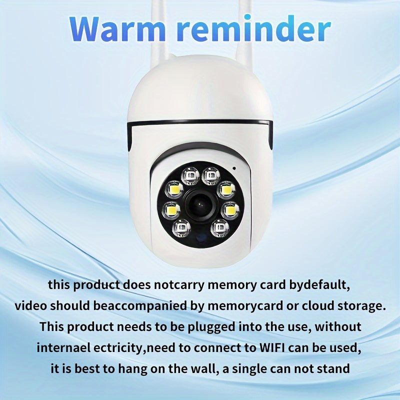 Wireless 1080P HD Home Security Camera with Night Vision and Smartphone App Control