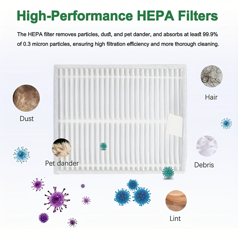 19-Piece Vacuum Cleaner Accessory Kit for Robot Vacuum Includes Main Brushes Filters and Side Brushes