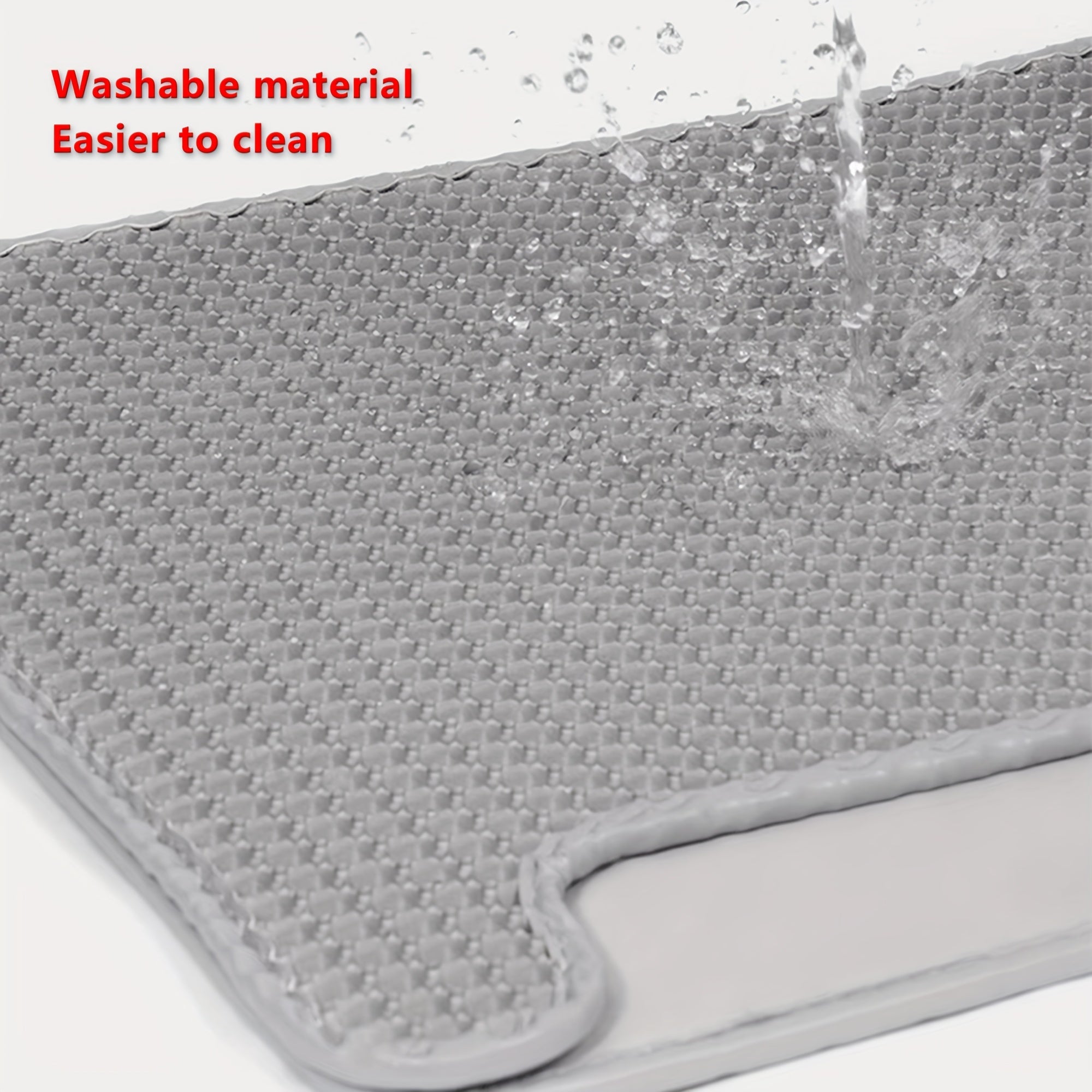 Cat Litter Mat EVA Double Layer Dust Control Easy to Clean Indoor Cat Hygiene