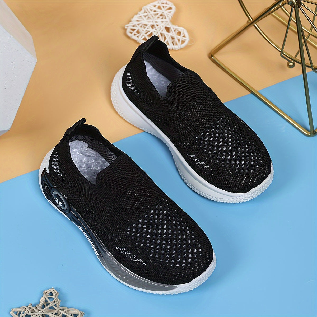 Kids' Mesh Slip-On Sports Shoes for Boys and Girls Casual Daily Wear