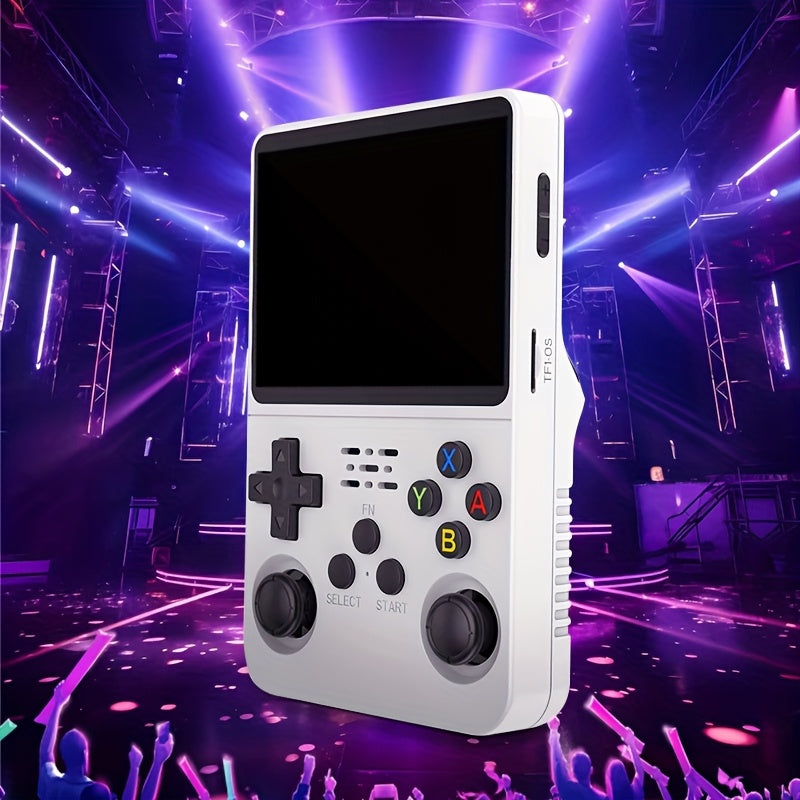 64G xotira bilan portativ video o'yin konsoli, ishga tushganda darhol o'ynash, 3.5 dyuymli IPS ekran va 7 ta rang variantlarini sozlash imkoniyati, baxtli bolalik xotiralarini uyg'otish uchun mo'ljallangan.