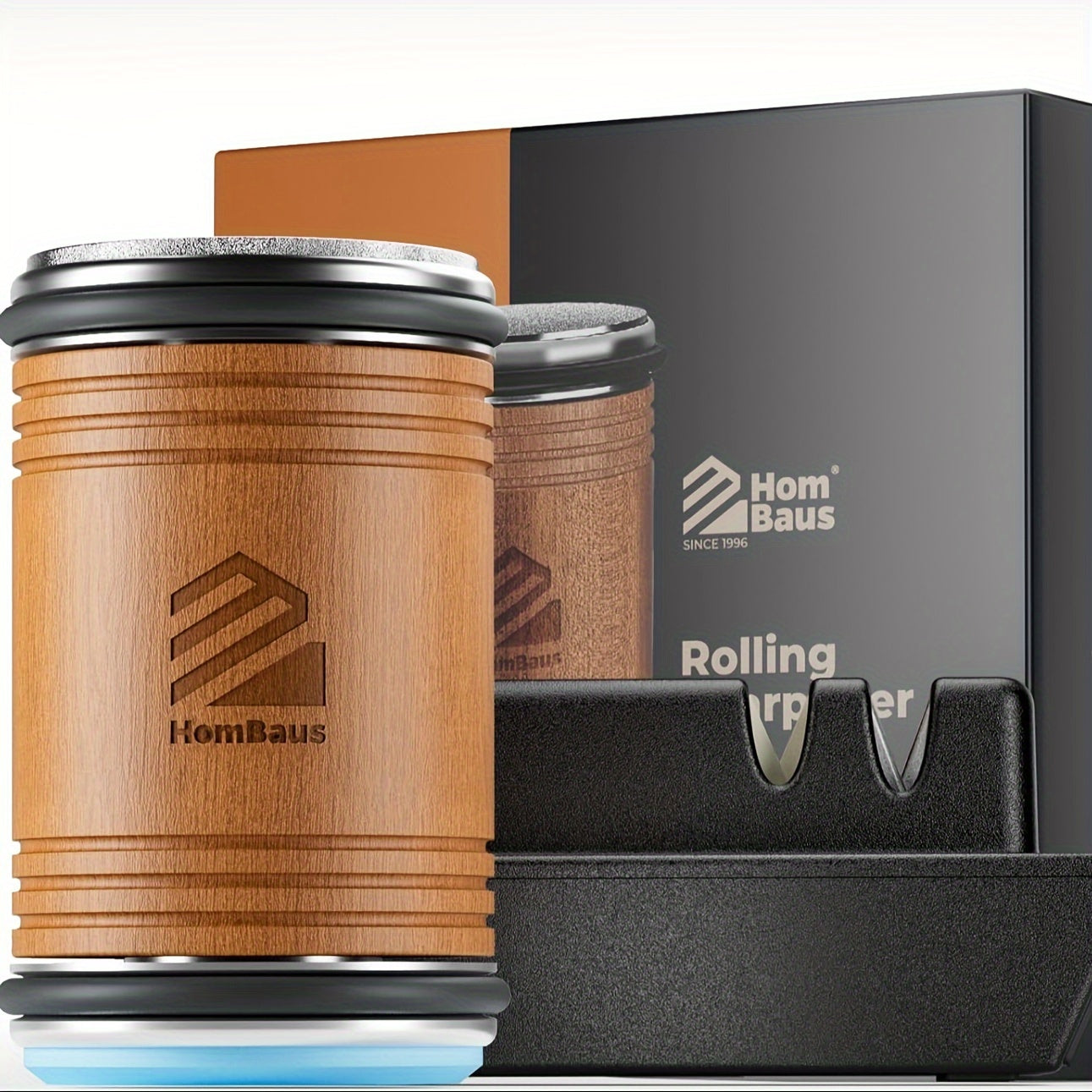 Knife Sharpener Set with Diamond and Corundum Discs, Adjustable Angles for Kitchen and Chef Knives