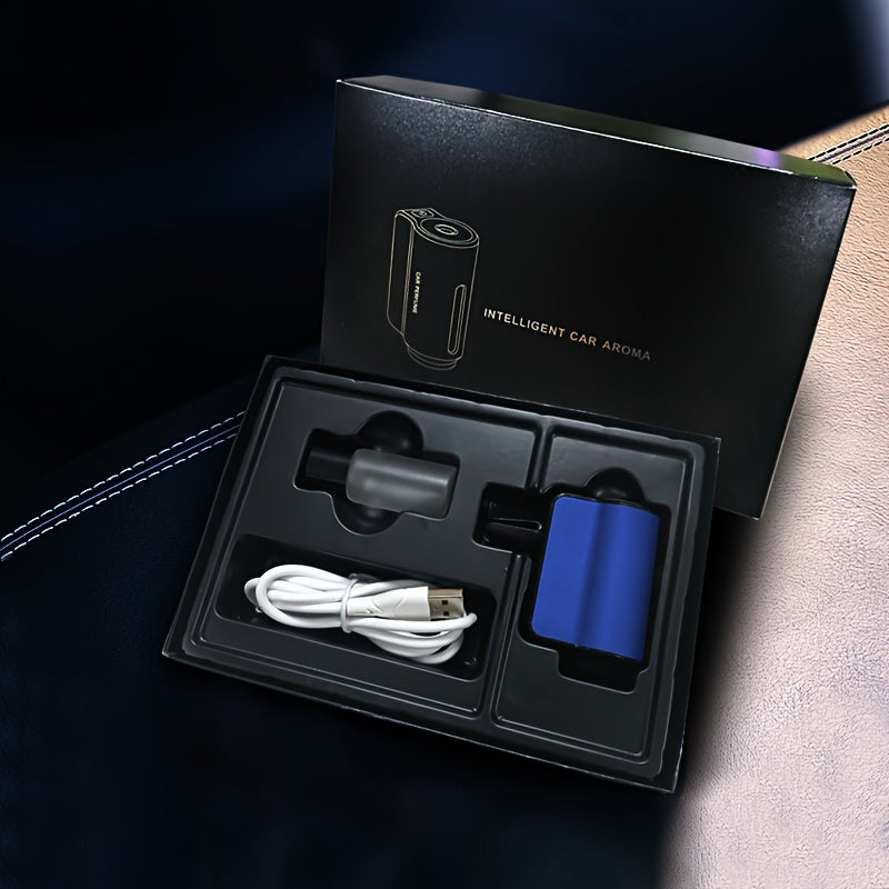 Car Air Vent Aromatherapy Diffuser Rechargeable Battery 3 Modes Essential Oil