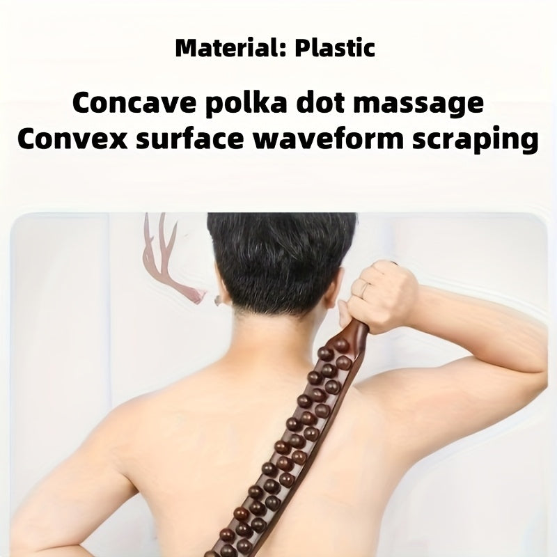 Whole Body Massage Stick with 87 Beads for Scraping and Massage