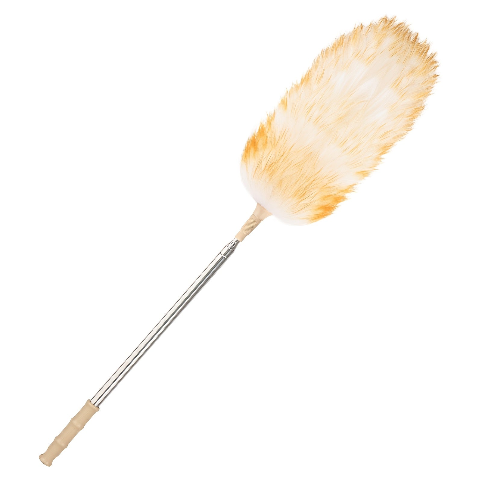 Uzaytiriladigan 100 dyuymli jun changyutgich choʻpchasi, yumshoq, egiluvchan, ajraladigan, tor joylar uchun