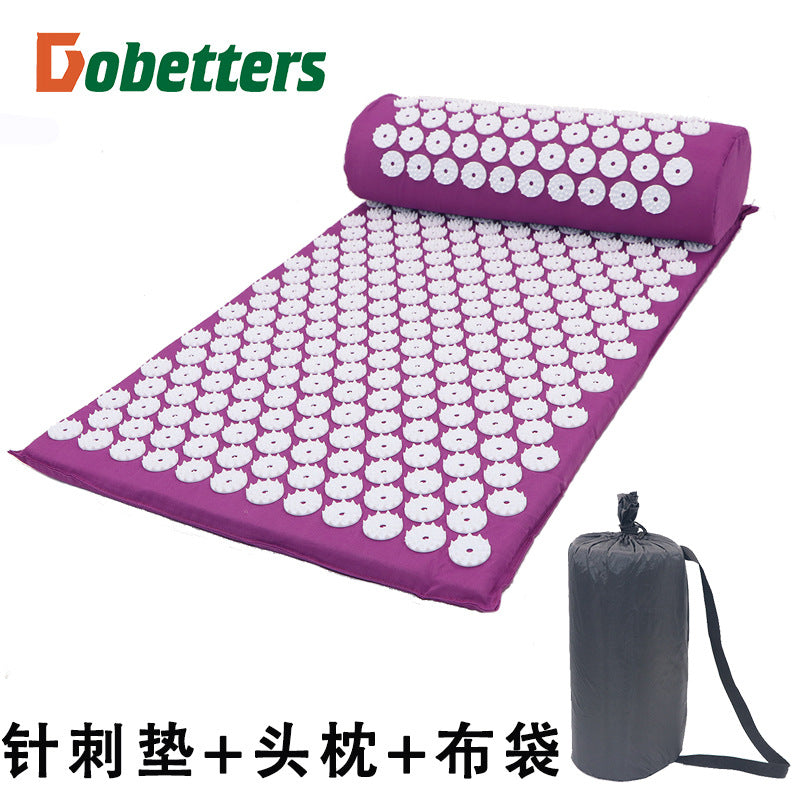 68x42cm Acupuncture Massage Mat Yoga Mat Acupoint Therapy Pillow for Pain Relief