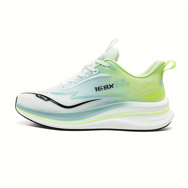 Мужские тканевые дышащие беговые кроссовки, нескользящие, на шнуровке, для улицы