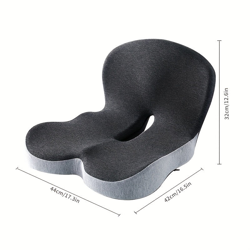Memory Foam Cushion Backrest for Office Car Support Removable Washable Cover