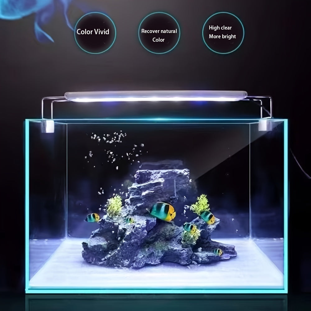 Small LED Aquarium Light Bar for Water Grass and Aquatic Plants Thin Water Tank Lighting