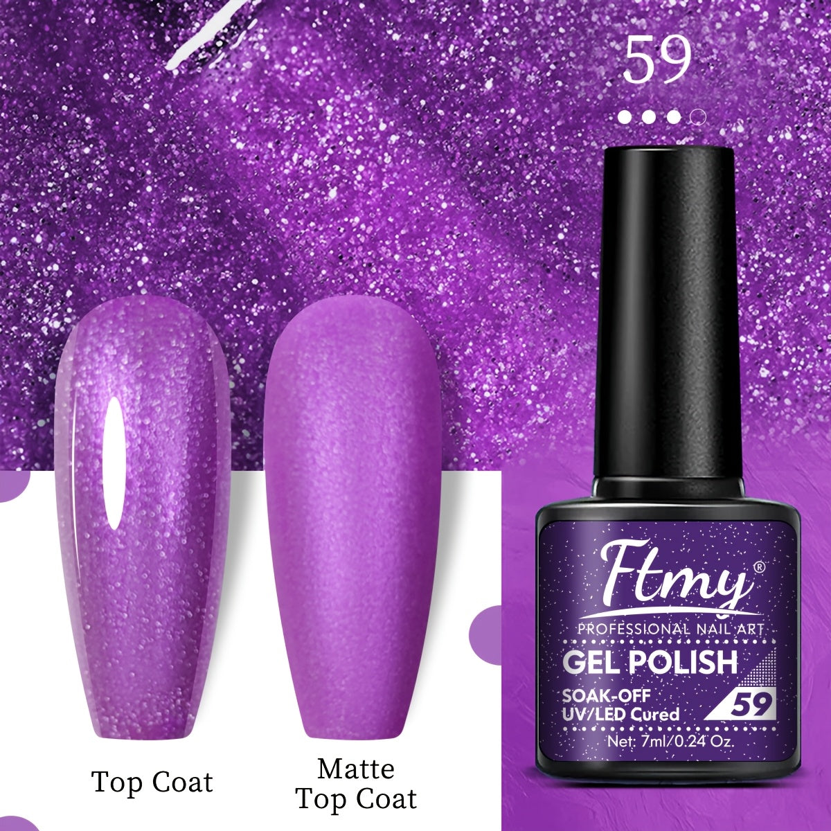 Women Gel Nail Polish Strong Bright Colors Long-Lasting