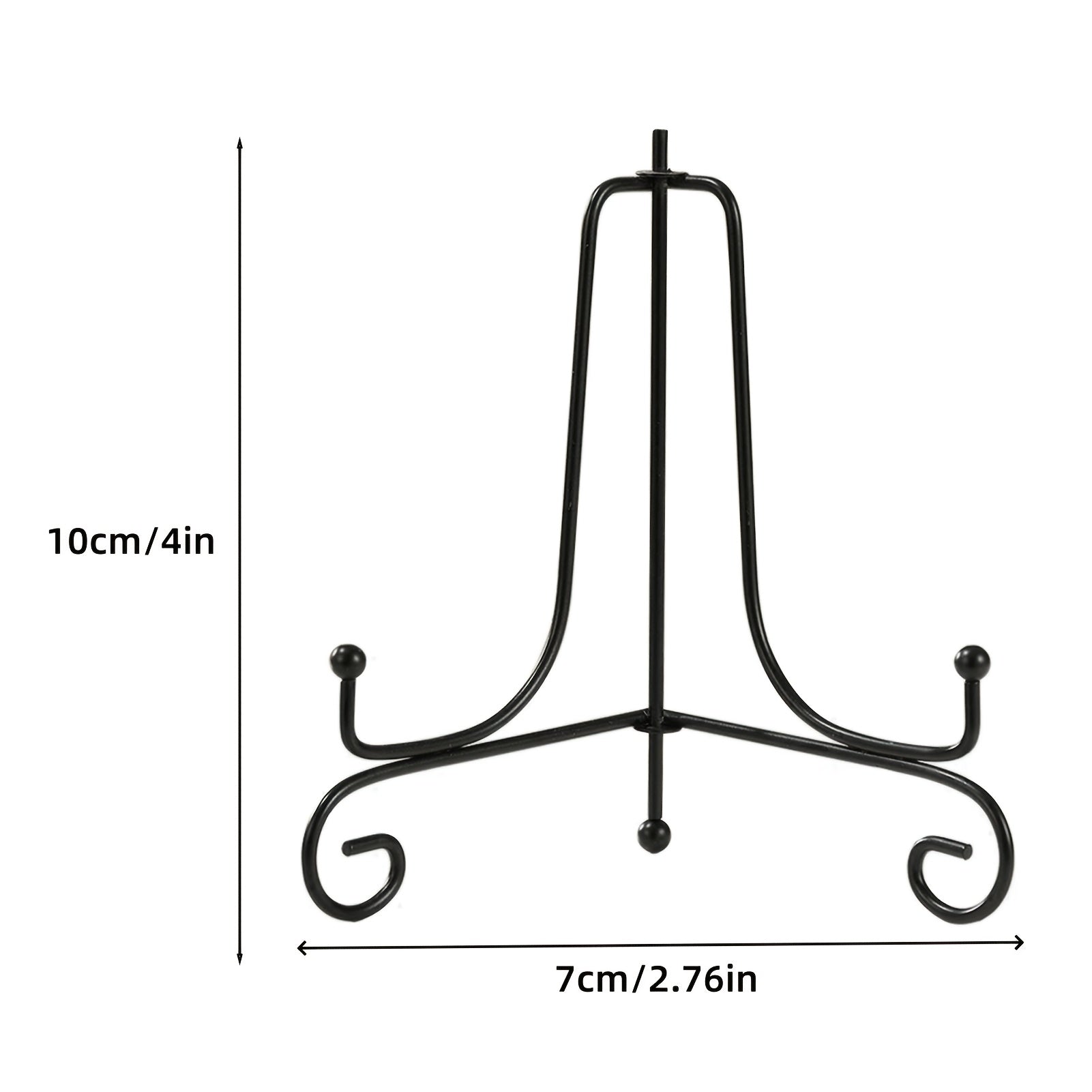Multi-Functional Iron Display Stand for Plates Pictures Tablets and Art