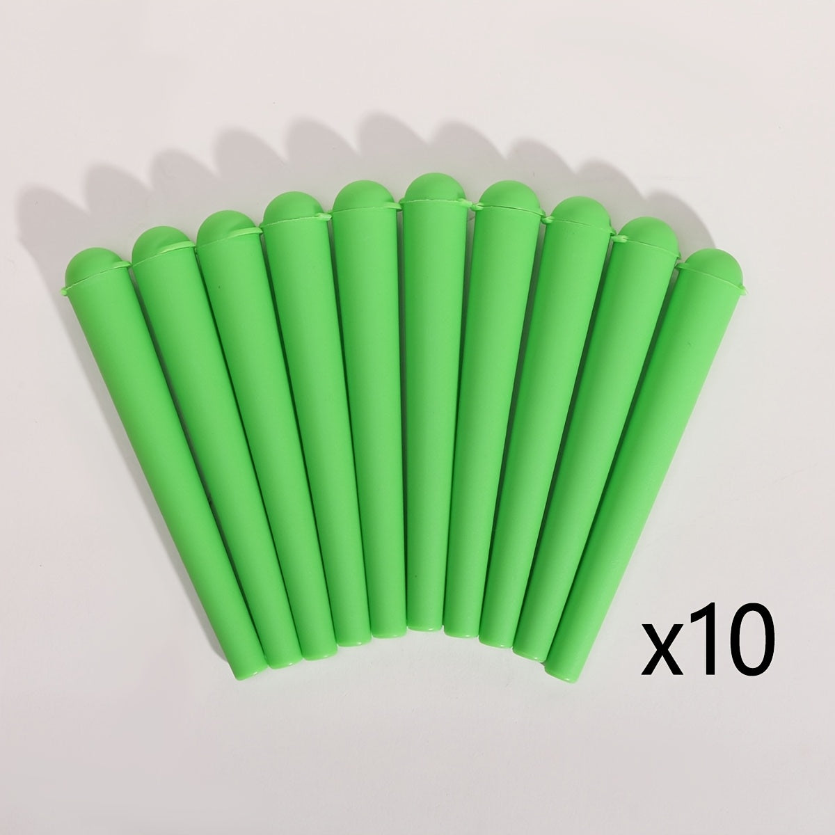 10pcs Plastic Storage Tubes for Pre-Rolled Cones, Sealed, Colorful, Travel