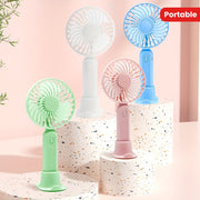 Mini USB Rechargeable Handheld Fan Portable Personal Cooling Device 9.06 Inches