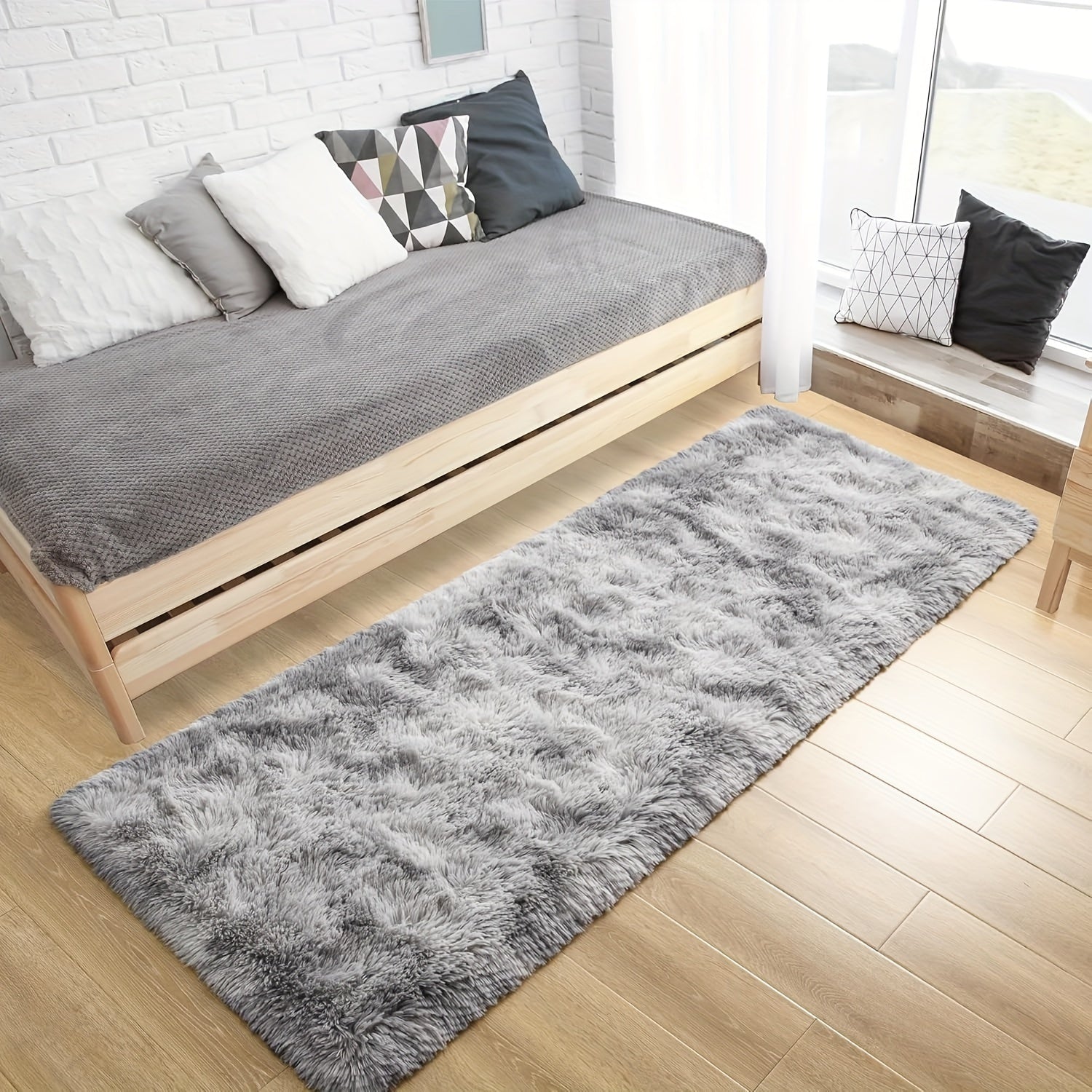 Koʻp rangli yashash xonasi va yotoqxona uchun qulay shag polyester soʻrgʻich mato