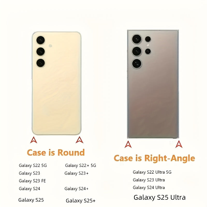 Clear TPU Phone Case for Samsung Galaxy S Series Wireless Charging Compatible