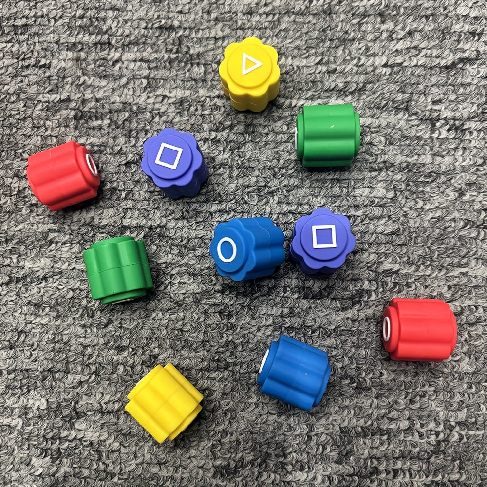 Paquete de 10 juguetes de PVC para coordinación mano-ojo para juegos de fiesta, juegos en familia y trabajo en equipo