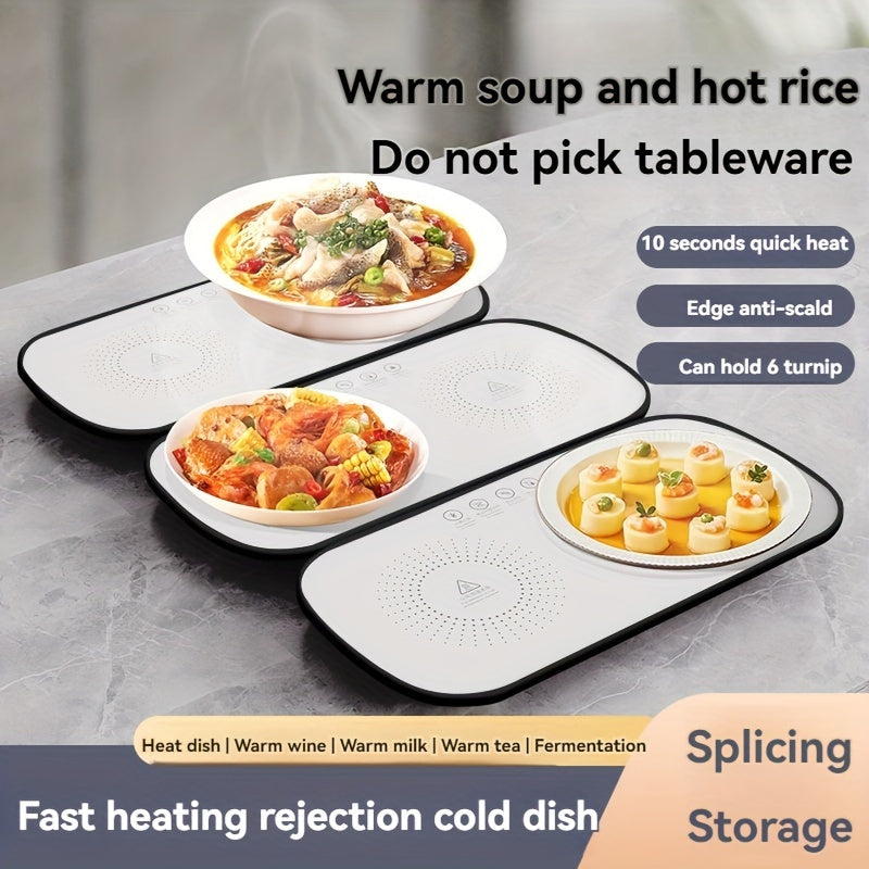 Portable Insulation Board Hot Plate Meal Warmer for Parties and Daily Use