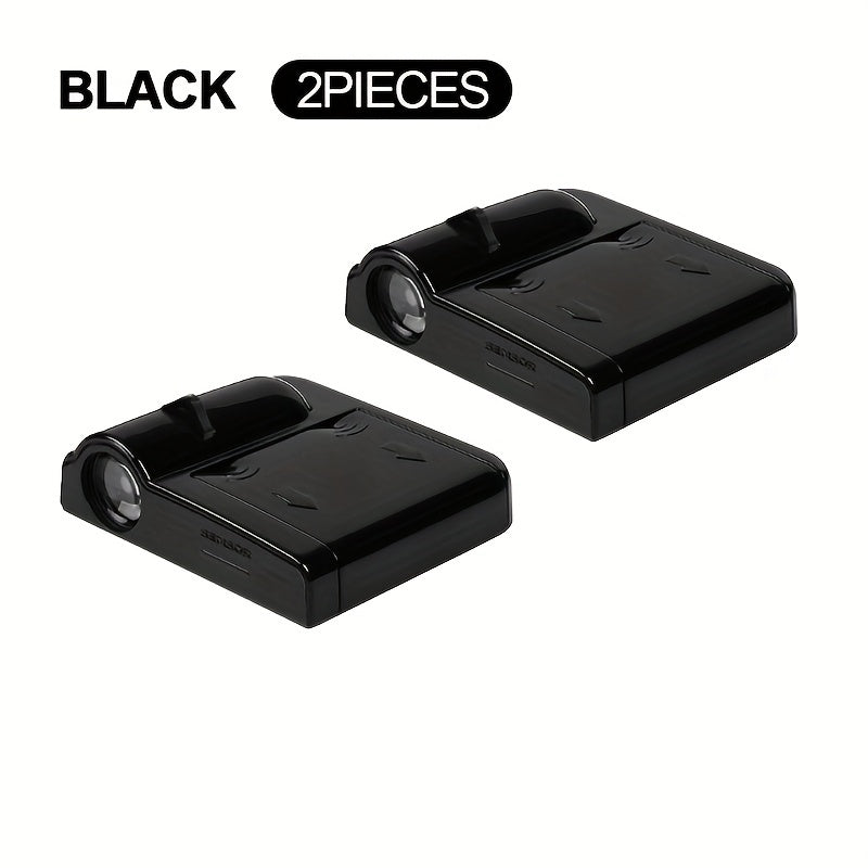 Luz de bienvenida con logotipo de proyector inalámbrico universal para coche