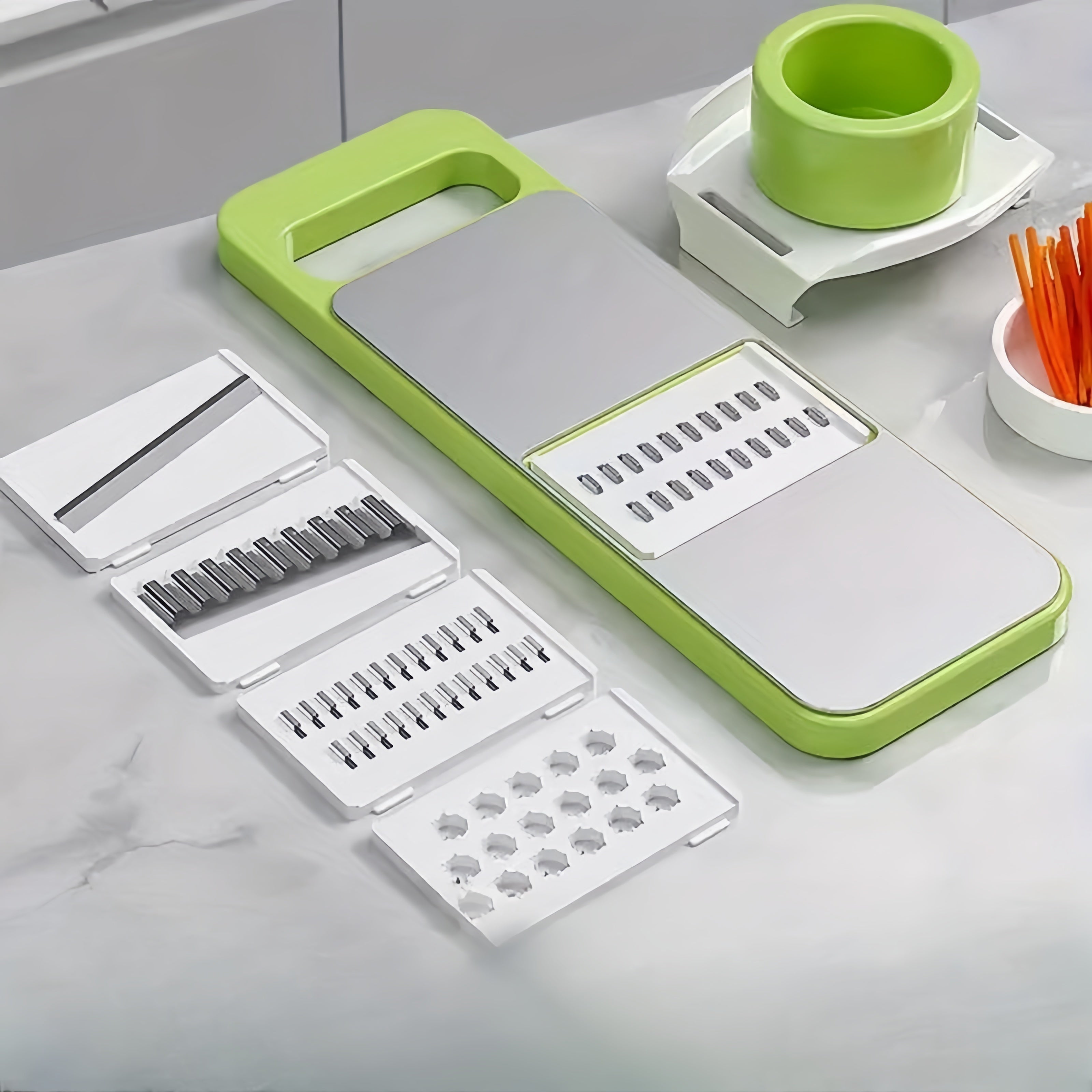 Multi-Functional Stainless Steel Kitchen Tool Grater Shredder Slicer Julienne Peeler