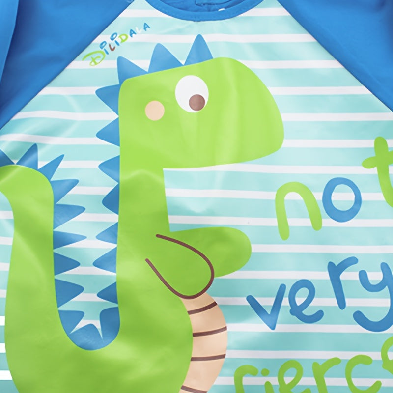 Kids Waterproof Smock with Pockets Long Sleeve for Messy Activities