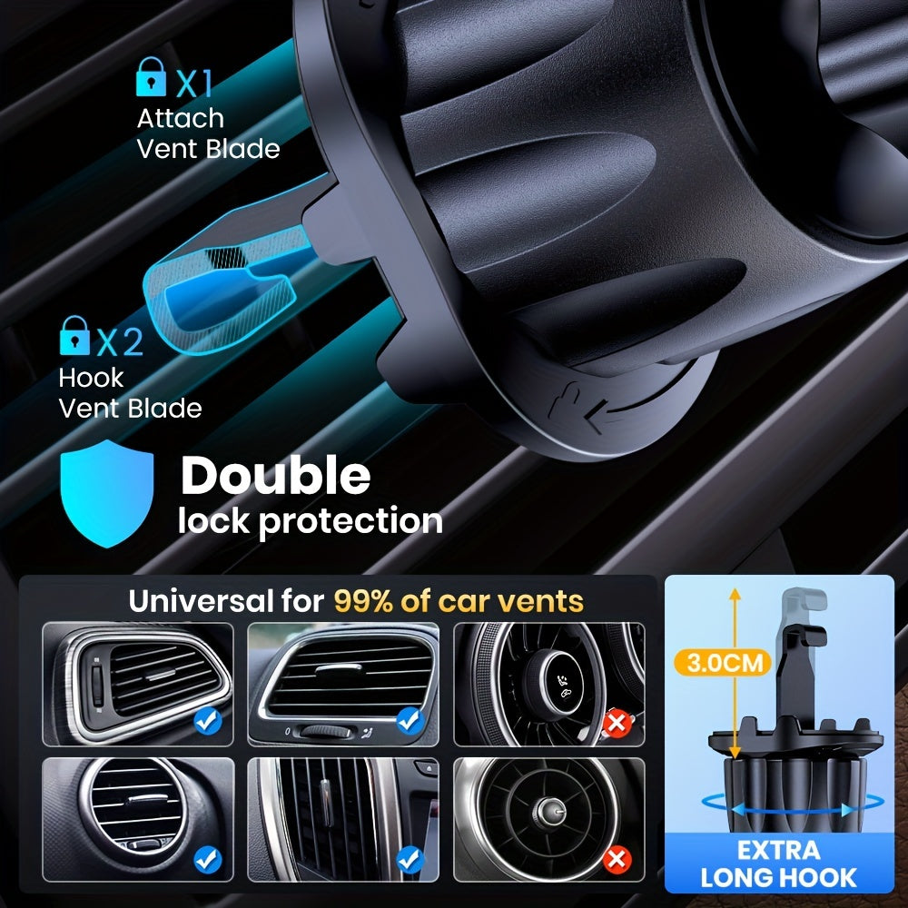 Magnetic Car Phone Holder Upgraded N52 Strong Mount for All Smartphones