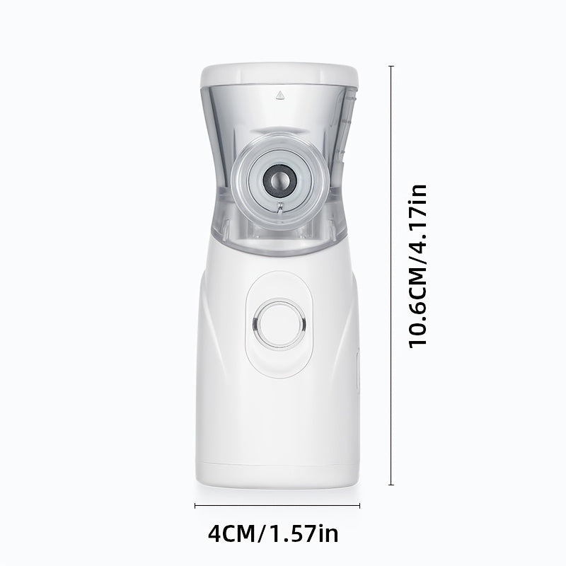 Portable USB Rechargeable Face Humidifier with 400mAh Battery Compact Travel Quiet