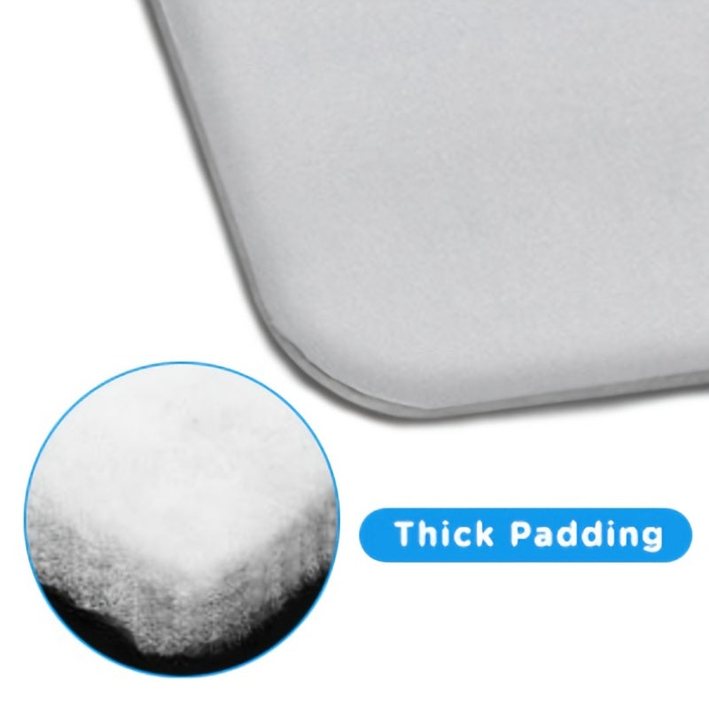 Набор из 3 складных подушек для гладильных досок - безопасное глажение на любом столе с термостойкими, нескользящими поверхностями - идеально для путешествий и домашнего использования