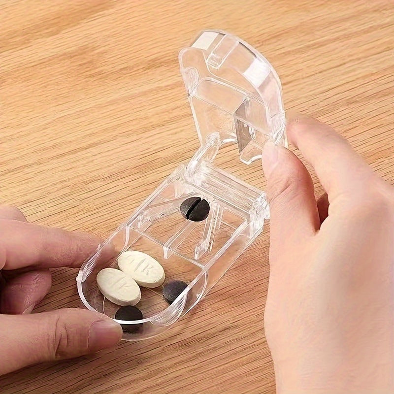Portable Medicine Cutter and Dispenser for Tablets and Pills