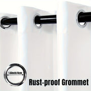 Outdoor Patio Curtain Waterproof UV Protection Fade-Resistant Grommet Privacy Polyester