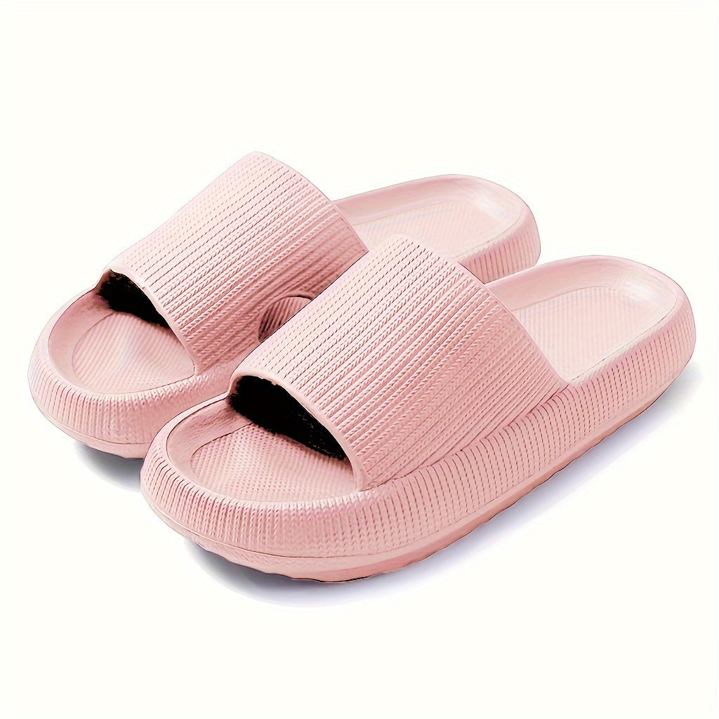 Женские летние тапочки с открытым носком, дышащие, с амортизацией, для дома и улицы