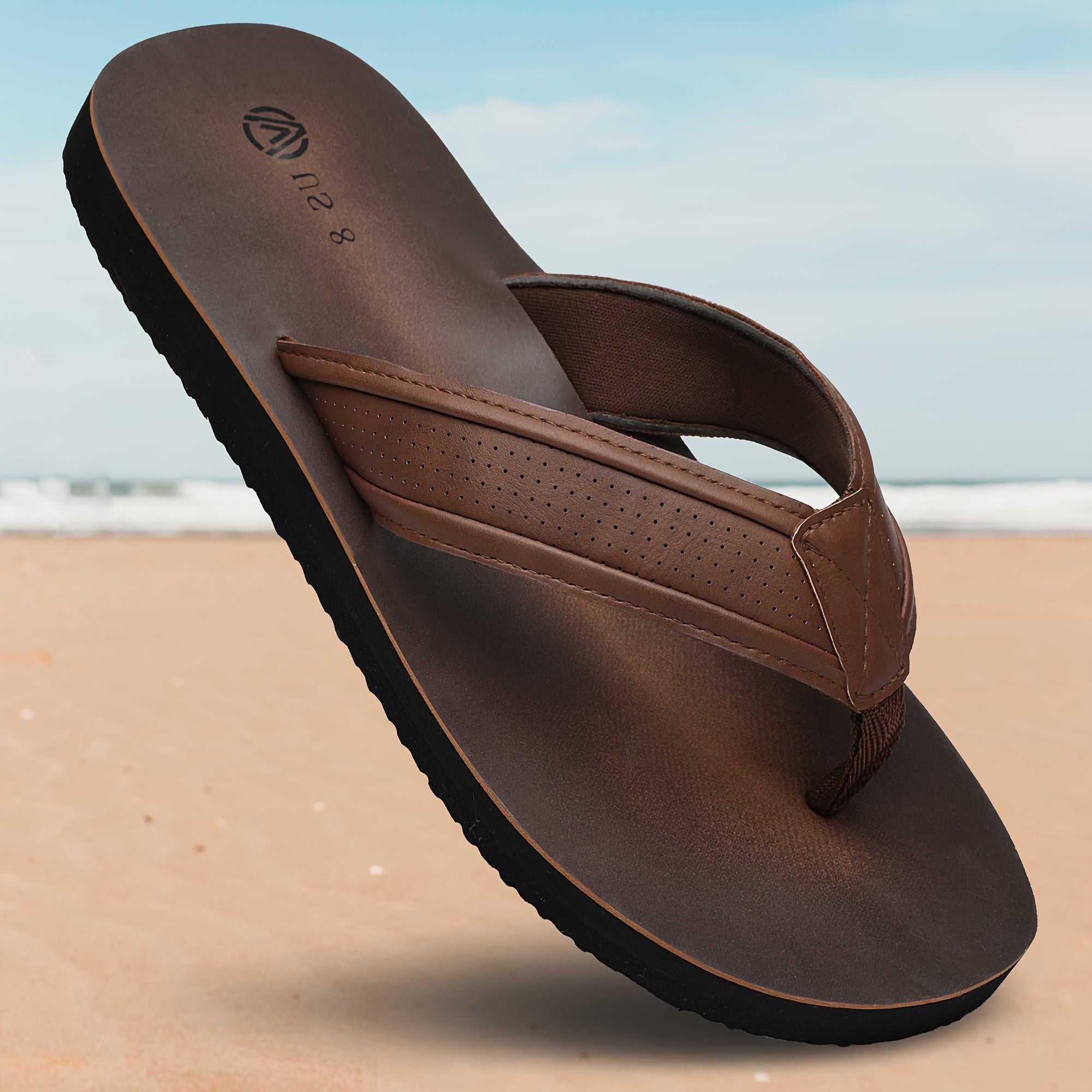 Lightweight Durable Flip Flops for Men Non-Slip EVA Sole Outdoor Activities