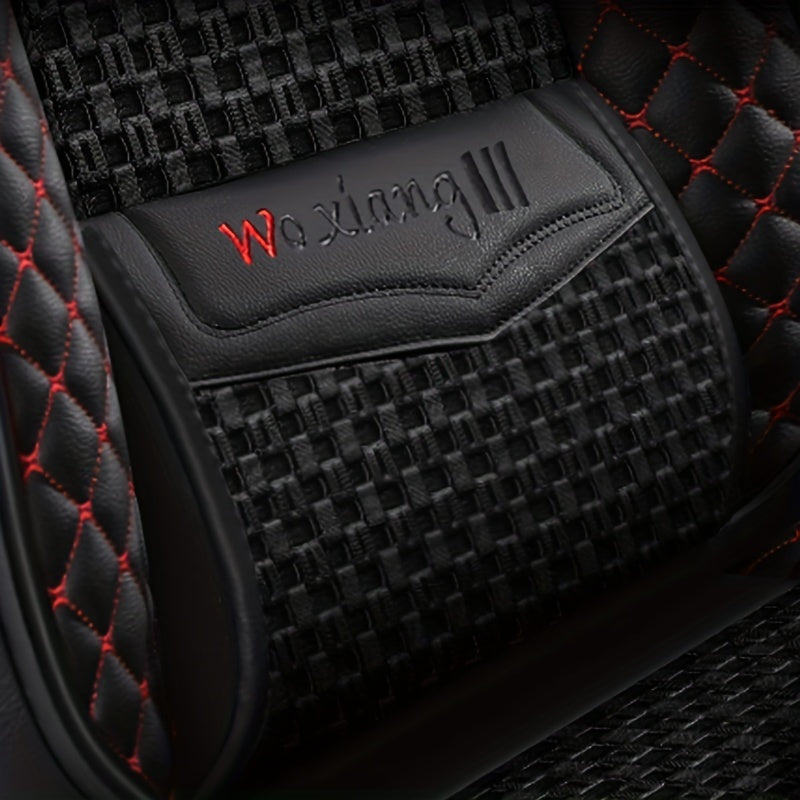 BMW, Audi, Golf, Hyundai va Peugeot modellari uchun universal soxta avtomobil o'rindiq qoplamasi.