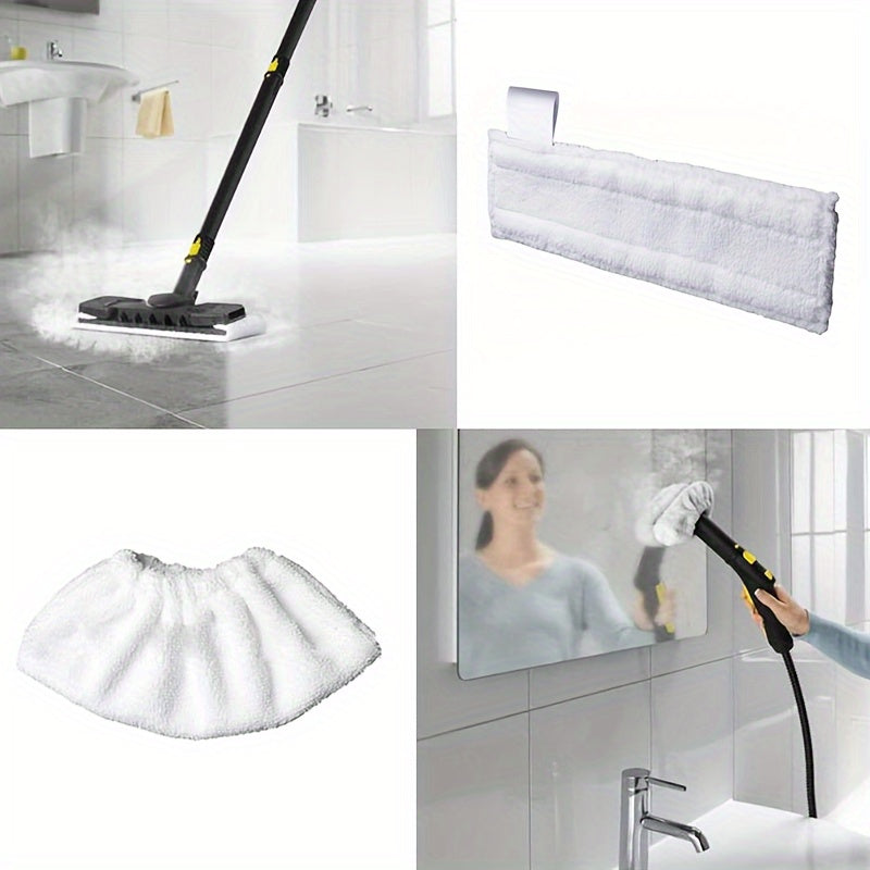 - 6 ta Mikroto'qima Bug'li Mop O'rnini Boshlash Padlari, SC1/SC2/SC3/SC4/SC5 Changyutgich Aksessuarlari uchun Qayta Ishlatiladigan Pol Tozalash Qoplamalari