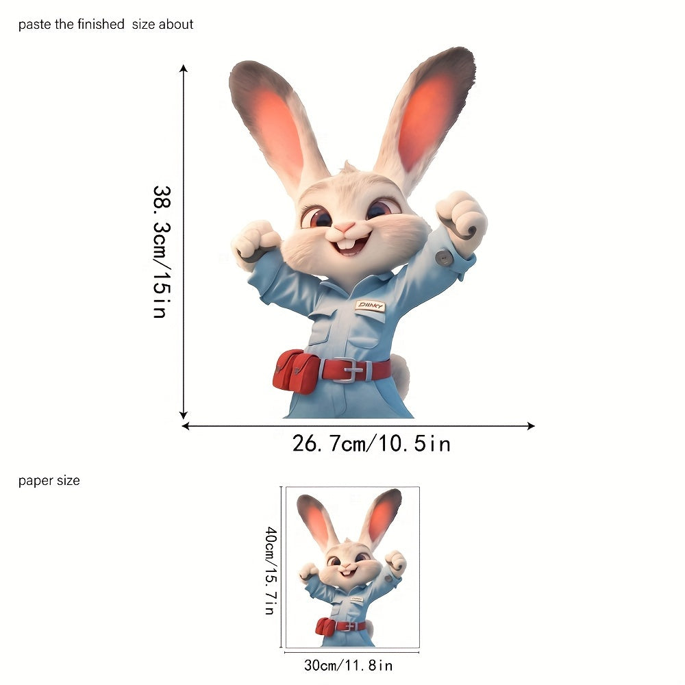 Adorable calcomanía de ventana de vidrio con caricatura de tigre electrostático, reutilizable, decoración para el hogar