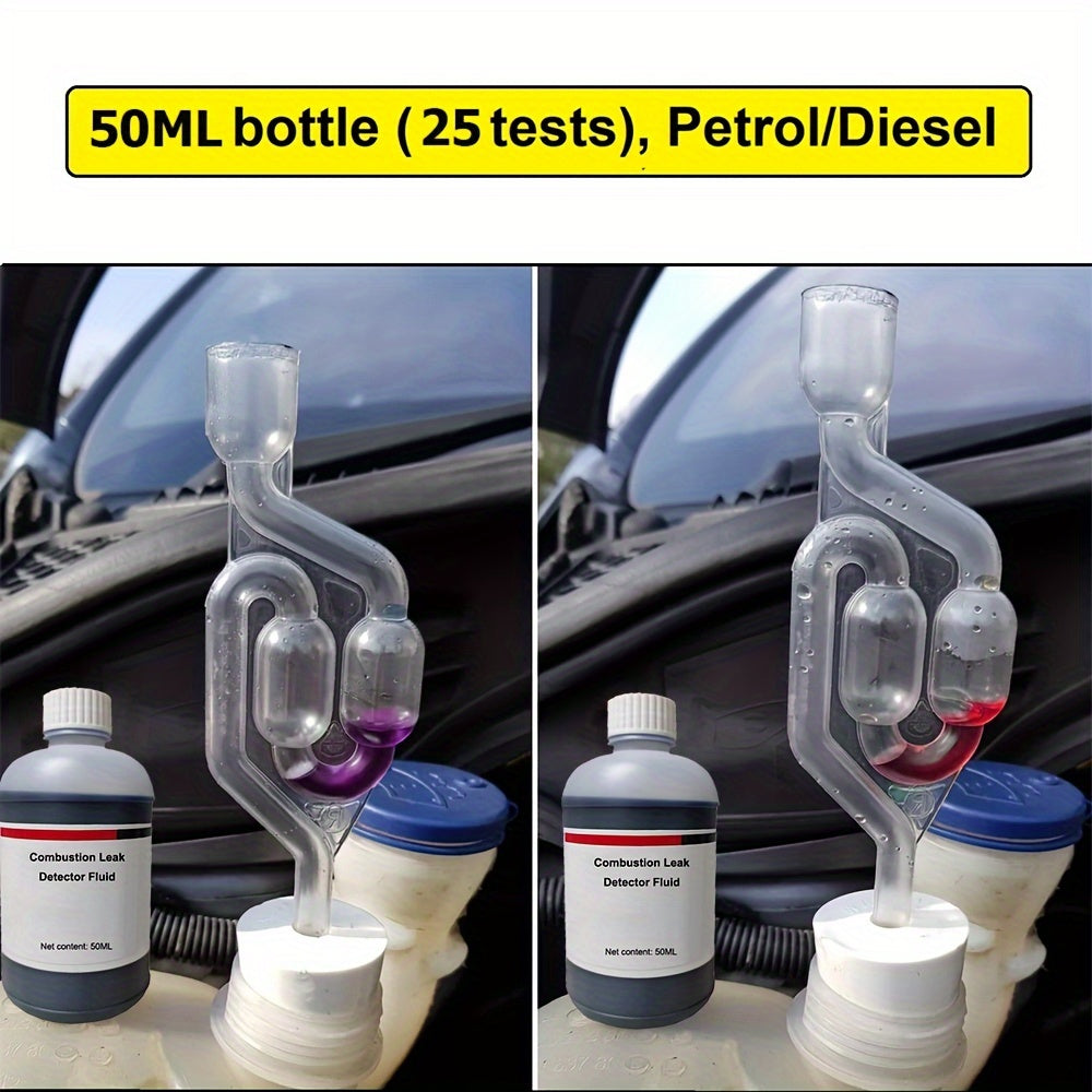 Yonish uchun yong'oqni tekshirish uchun yong'oqni tekshirish to'plami, 50ml, 25 ta sinov