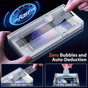 Защитное стекло для Samsung Galaxy S25 Ultra, S24 Ultra, S23 Ultra, S22 Ultra с характеристиками 9H против подглядывания, против царапин, против столкновений и против отпечатков пальцев. Дизайн без верхнего покрытия предотвращает