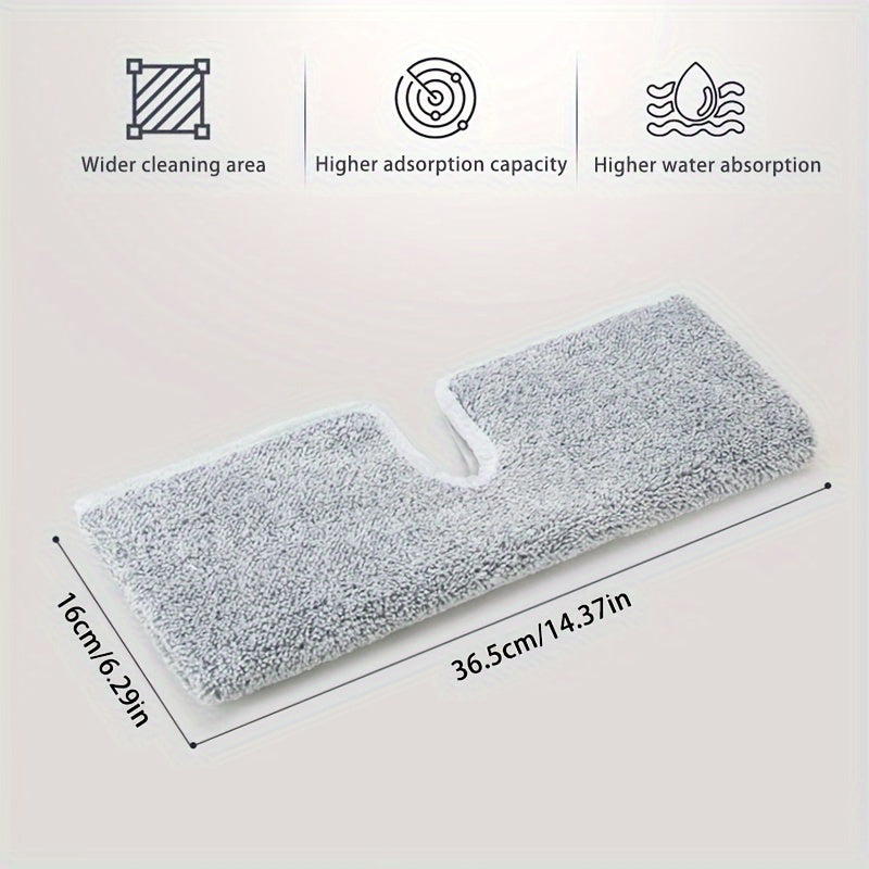 Juego de limpiador de ventanas y cristales extra largo con cabezal de fregona giratorio y 4 almohadillas