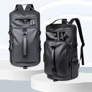 Ko'p maqsadli ochiq sayohat ruksak, kulrang/qora rangda, mustahkam PU materialidan tayyorlangan. Sport, fitnes, tasodifiy sayohatlar va qo'l yuklari sifatida mukammal. Ikki yelka tasmasi va ...