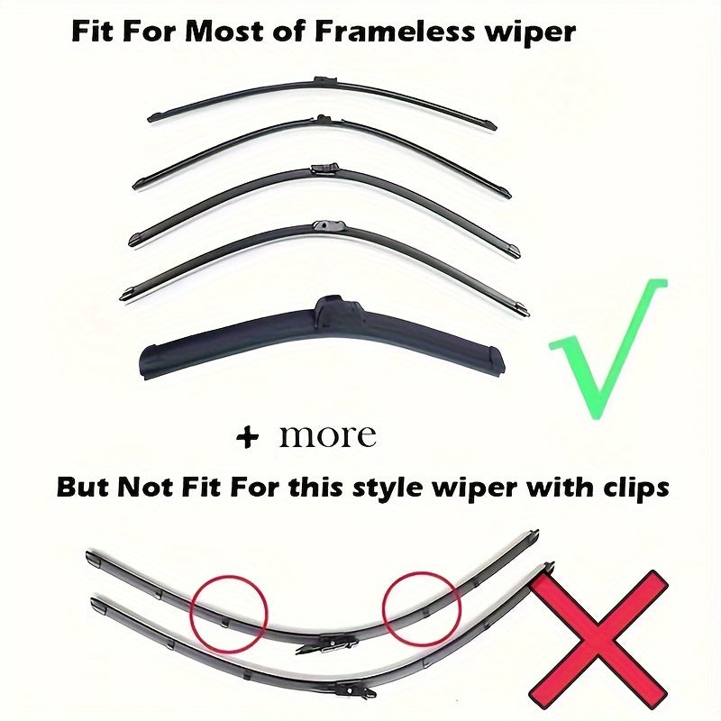 Reemplazo de goma para limpiaparabrisas 70cm 2Pcs/4Pcs Accesorios para parabrisas