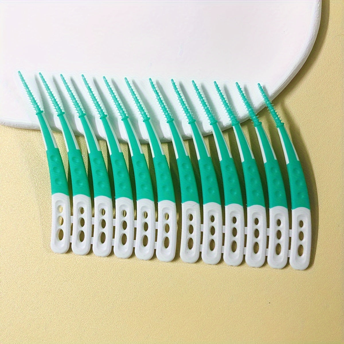 120Pcs Soft Silicone Dental Picks Interdental Gums Cleaning Brushes