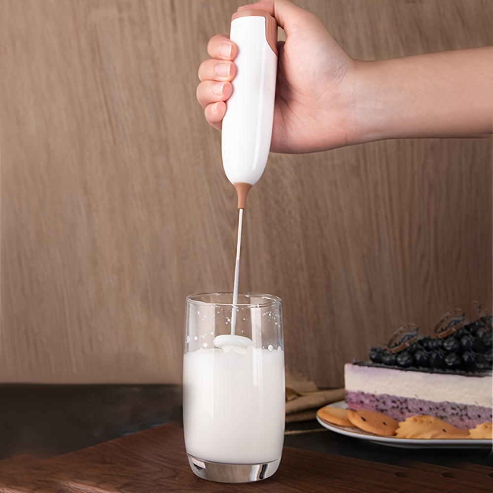 Batareya bilan ishlaydigan sut ko'pirtiruvchi va qahva aralashtiruvchi, qo'lda tuxum uruvchi