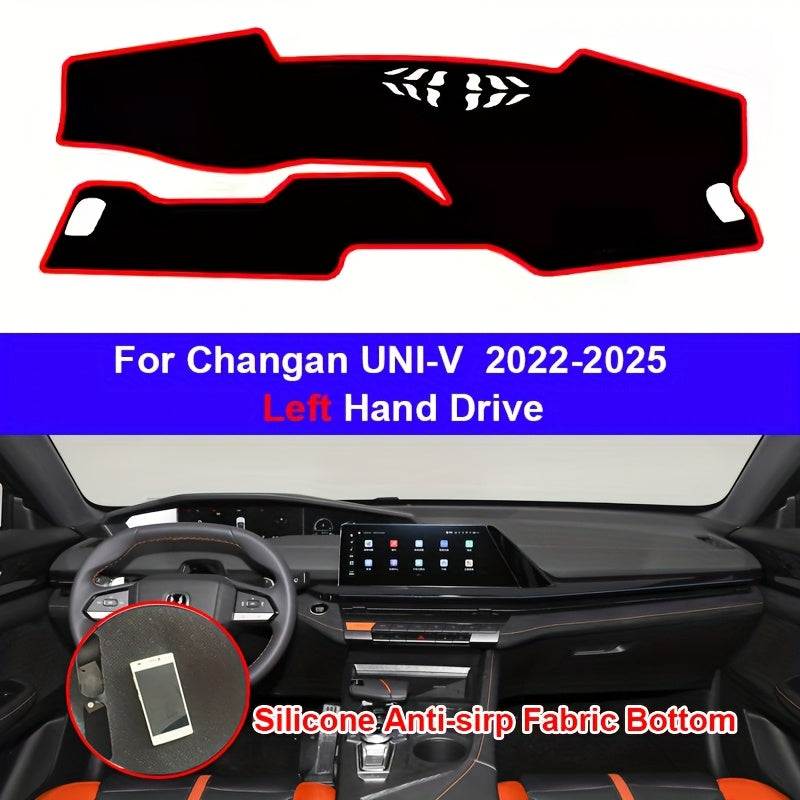 Left-Hand Drive Silicone Car Dashboard Cover Sunshade for 2022-2025