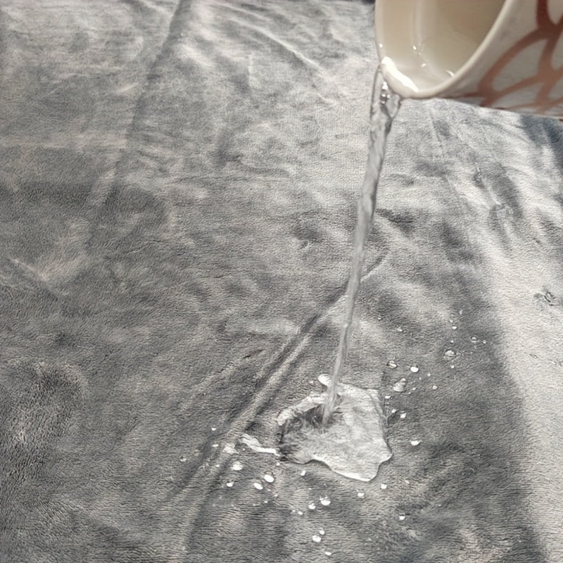 Waterproof Flannel Blanket 130x150cm Soft Breathable Cozy Nap Throw