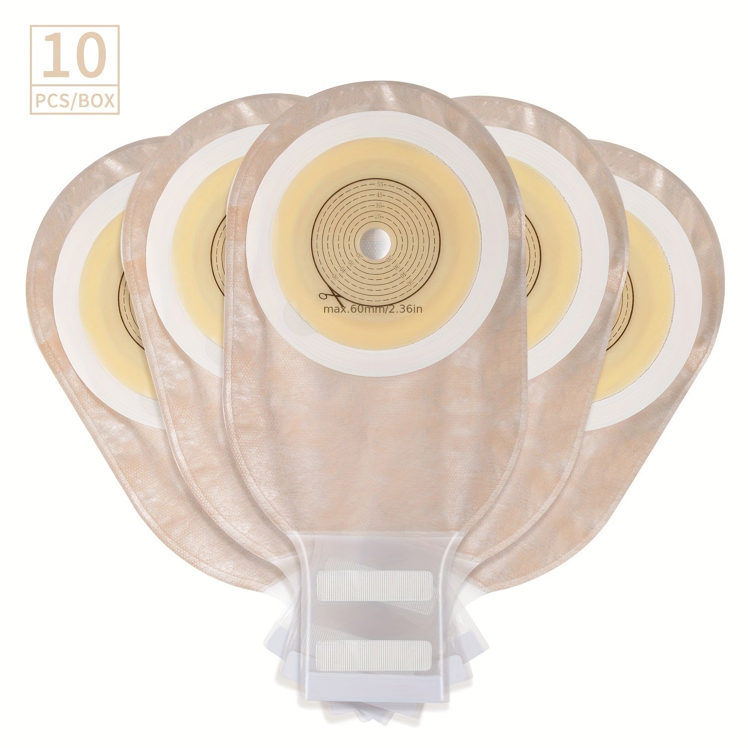 Waterproof Non-Woven Fabric Colostomy Bags for Home Care Medical Supplies