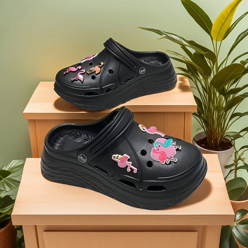 Women's Summer Clogs Lightweight EVA Sole Garden Beach Shoes Chic Accessories